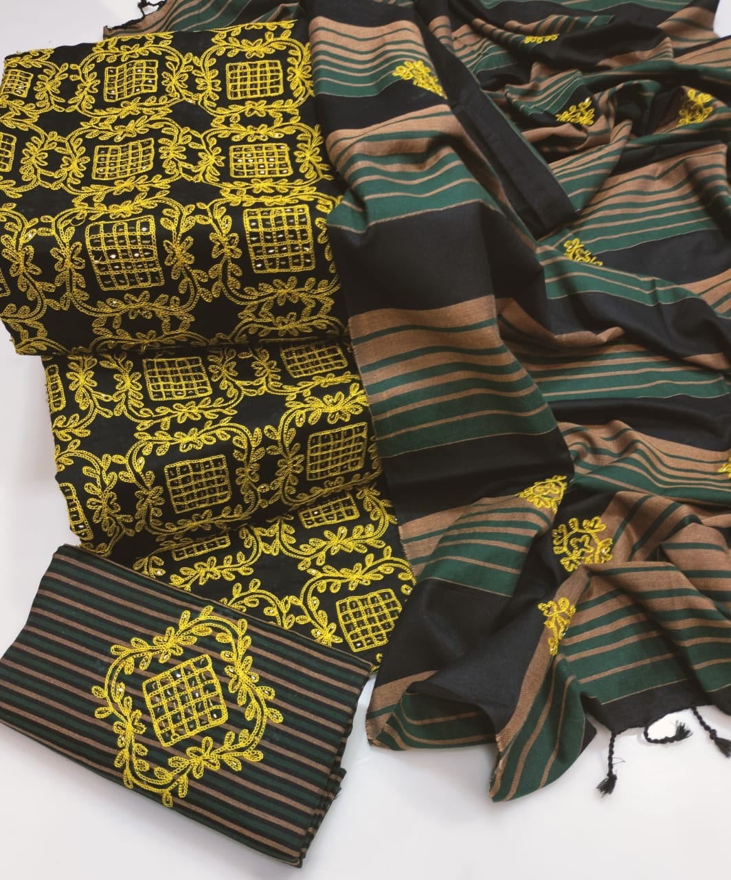 WINTER SILK DIGITAL PRINTED 3-PIECE - DP#90
